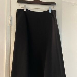 Classic Black A-Line Women's Skirt